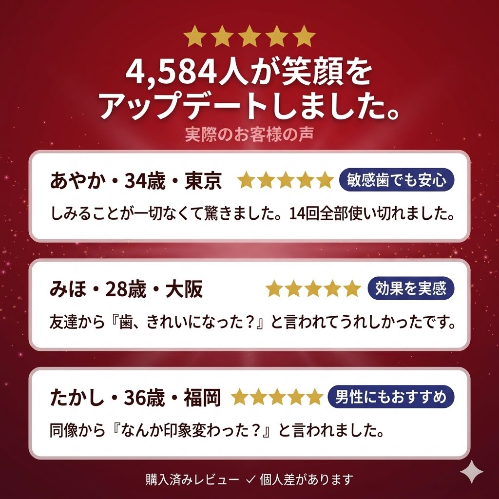 Ceelike ホワイトニングシート｜過酸化物不使用。 自宅で・やさしく・30分で